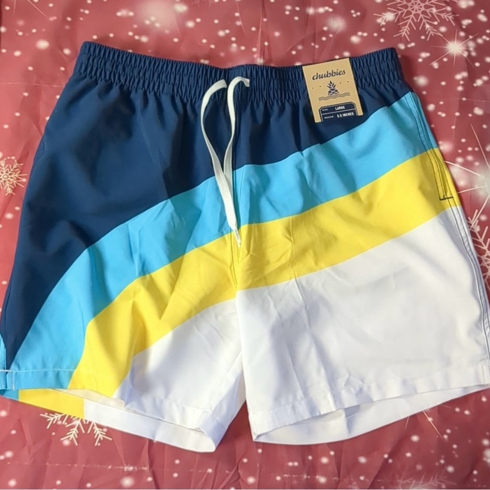 Chubbies the shore enough swim trunks size large (NWOT)